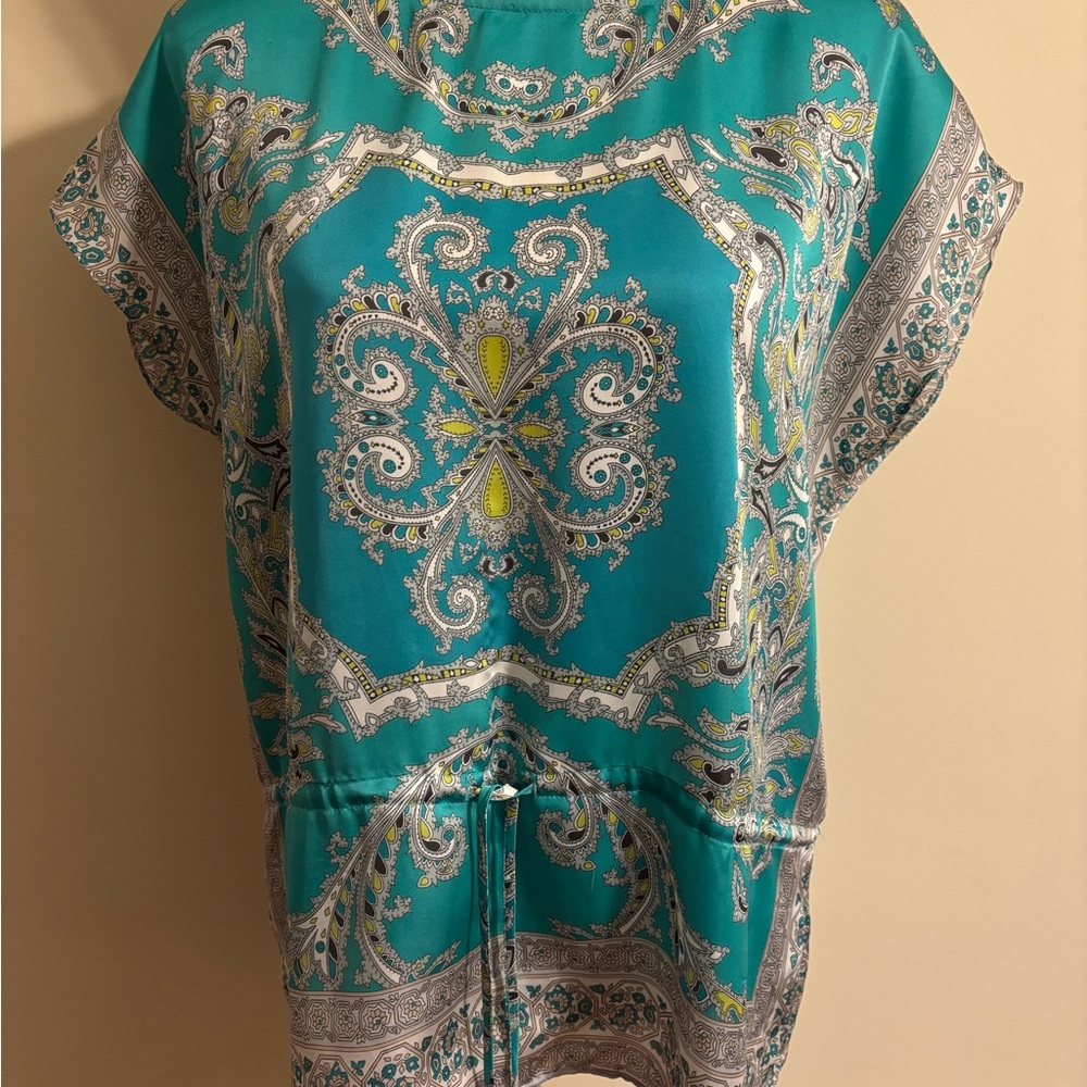 Violet & Claire T Paisley Drawstring Top